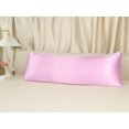 thumbnail image 5 of REGALWOVEN 1 Pcs Satin Pillow Cases for Hair and Skin Breathable, Cooling Pillow Covers Pink King, 5 of 7