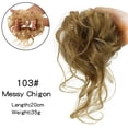 thumbnail image 2 of Messy Curly Bun Hair Piece Scrunchie Tousled Updo Elastic Band Hair Extension Hair Pieces, 2 of 7