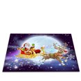 thumbnail image 2 of Large Christmas Decor Doormat for Home, Holiday Letter Print Indoor Carpet Rug, Non-Slip Kitchen Bedroom Floor Mat (60x90cm), 2 of 3