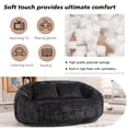 thumbnail image 3 of Villeston High-Back Bean Bag Sofa for Adults and Children, Indoor/Outdoor, Soft Casual,Black, 3 of 6