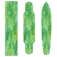 thumbnail image 4 of 33"x9" Skateboard Grip Tape Protector Sheets Nonslip Protection Griptape Sheet for Outdoor Sports Green Ink Splatter Pattern, 4 of 7