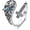 Dragonfly Cross, variant on Sunflower Tree of Life Spoon Rings 925 Sterling Silver Vintage Dragonfly Bee Cross Ring Adjustable Thumb Rings Moonstone Turquoise Jewelry Gifts for Men Women