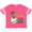 Football Pink and White, variant on Inktastic New to the Krewe Mardi Gras Baby Alligator Boys or Girls Toddler T-Shirt