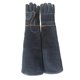 thumbnail image 2 of Guantes de protección Sunnimix cuero reforzado contra mordeduras para entrenamiento de mascotas negro, 2 of 7