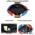 thumbnail image 3 of Colorful Ink Pattern Travel Tote Bags for Women Carry On,Large Weekender Bags for Women Travel,Multi Functional Duffle Bag for Work,Shopping,Sports, 3 of 5