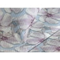 thumbnail image 3 of Ambesonne Hibiscus Quilted Coverlet 3 Pcs, Art of Japan Vibe Flowers, King Size, Pale Blue Pale Lavender, 3 of 4