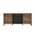 thumbnail image 6 of Walker Edison Mission Electric Fireplace TV Stand for TVs up to 65”, Rustic Oak, 6 of 10