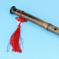 thumbnail image 2 of Miangastore Traditional Handmade Chinese Musical Instrument Purple Bamboo Flute Dizi in G Key, 2 of 8