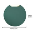 thumbnail image 3 of WRKEKC Cutting Board Chopping Board, PE Plastic Cutting Boards with Easy Grip Handle Border, Circular Cutting Boards for Kitchen Dishwasher Safe for Chopping Meat Vegetables Fruits Cheese Green A, 3 of 8