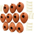 thumbnail image 2 of Lot - 10 Biblical HERODIAN OIL LAMPS from Israel, 2 of 2