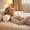 White, variant on Memory Foam Cylinder Neck Pillow Bolster Cushion Removable Washable Cover for Sleeping Lumbar Back Support Travel