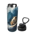 thumbnail image 2 of Yiaed Surfing Guinea Pig Print Sports Insulated Kettle Bottle Reusable Stainless Steel Insulated Cup, Outdoor Portable Casual Stainless Steel Insulation Cup, 2 of 7