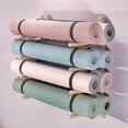 thumbnail image 4 of 2 Pieces Wood Yoga Mat Storage Rack Yoga Mat Organizer Holder for Skateboard, 4 of 5