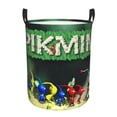 thumbnail image 6 of Lsque Pikmin pattern Laundry Hamper Basket, Tall Woven Rope Hamper Basket for Clothes, Lightweight Storage Basket, Collapsible Waterproof-Medium, 6 of 8