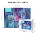 thumbnail image 4 of Zufioo Monster High Pattern 500-Piece Wooden Puzzle, Children's Intellectual Puzzle Handmade Artwork, 4 of 7