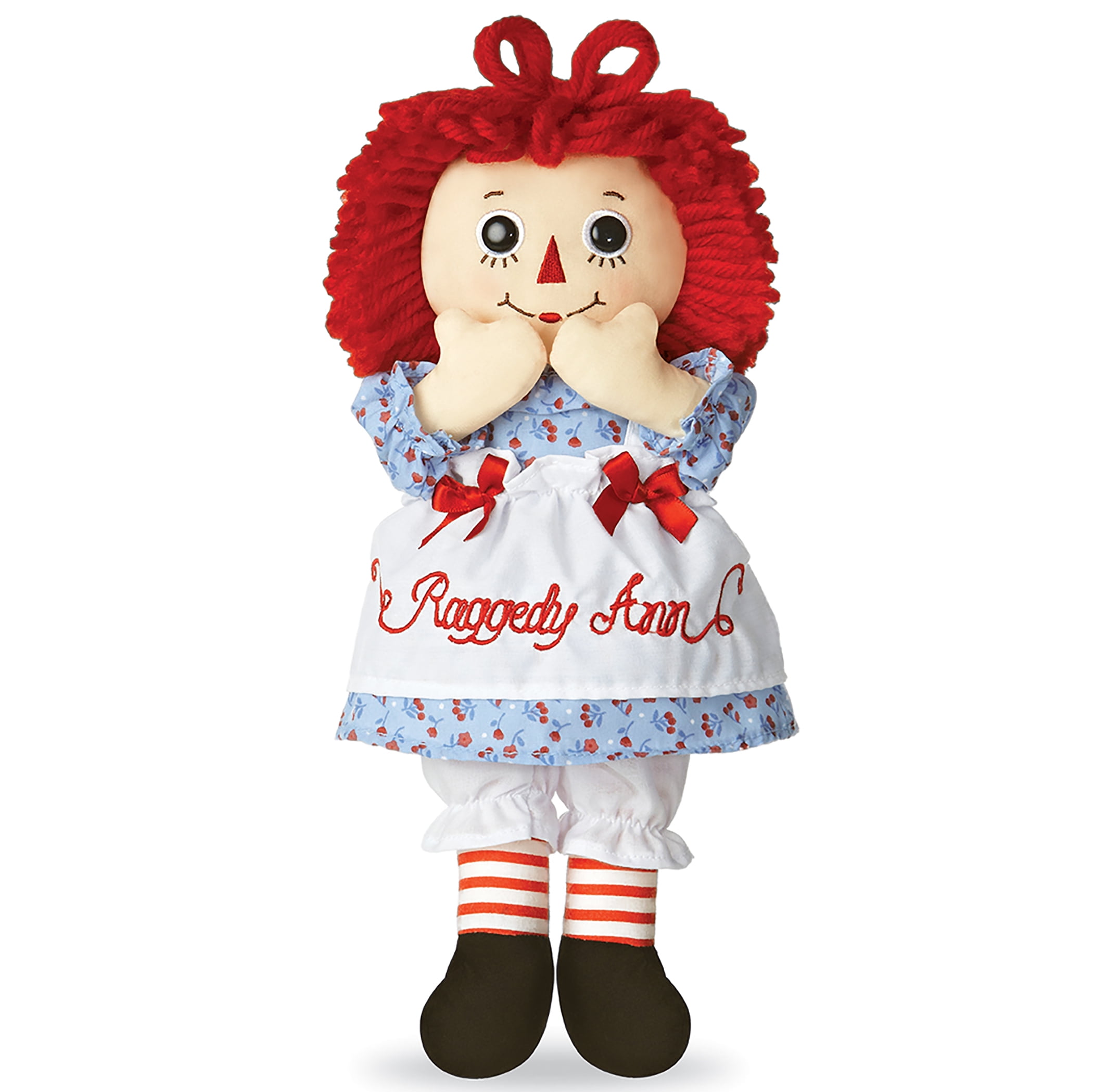 Aurora 16" Raggedy Ann Classic Doll Plush Stuffed Animal Brand New 