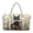 Black Cat, variant on KUIFORTI Floral Black Cat Quilted Women's Large Tote Duffle Bag, Portable Soft Carry On Weekender Bag for Gym, Yoga, Travel, Work, Weekend Getaway Overnight Trips