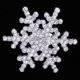 thumbnail image 2 of Accesorio de Mujer Fernando de Rhinestone Anillo de dedo de copo de nieve de la boda, 2 of 8