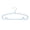 Blue#3, variant on Non Slip Clothes Hangers 10 Pack Thick Shoulder Friendly Hangers with Notches 360 Degree Swivel Hooks Heavy Duty Stainless Steel Coat Hangers for Suits Jackets Shirts Drying Rack Home Closet Black