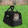 thumbnail image 2 of LELINTA Cat Carrier,Soft-Sided Pet Travel Carrier for Cats,Dogs Puppy Comfort Portable Foldable Pet Bag 17.3x9.8x11 inch, 2 of 8