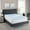 2.0 Inches, variant on Memory Foam Mattress Topper, Gel Infused Mattress Topper, Ventilated Design, CertiPUR-US Certified Foam