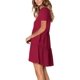 thumbnail image 2 of Vestido túnica de verano para mujer, cuello en V, informal, suelto, fluido, vestidos de cambio de columpio Zhivalor WMZY-757-52, 2 of 3