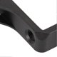 thumbnail image 2 of Disc Brake Adapter Flat Mount to Post Mount Aluminum Alloy 74mm to 34mm Black for 160 180 Discs, 2 of 4