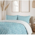 thumbnail image 6 of Ambesonne Cartoon Duvet Cover Sets, Funny People Crowd Outline, 2-Queen, Pale Turquoise Sea Blue, 6 of 6
