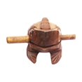 thumbnail image 1 of Wooden Frog Craft Croaking Sound Frog Percussion Musical Instrument T beautiful, 1 of 1