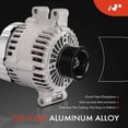 thumbnail image 4 of A-Premium Alternator Compatible with Honda Civic 2002 2003 2004 2005 2.0L, 12 V 80A 7-Groove Pulley Clockwise, Replace# 31100PRA003, CJX67, 4 of 9
