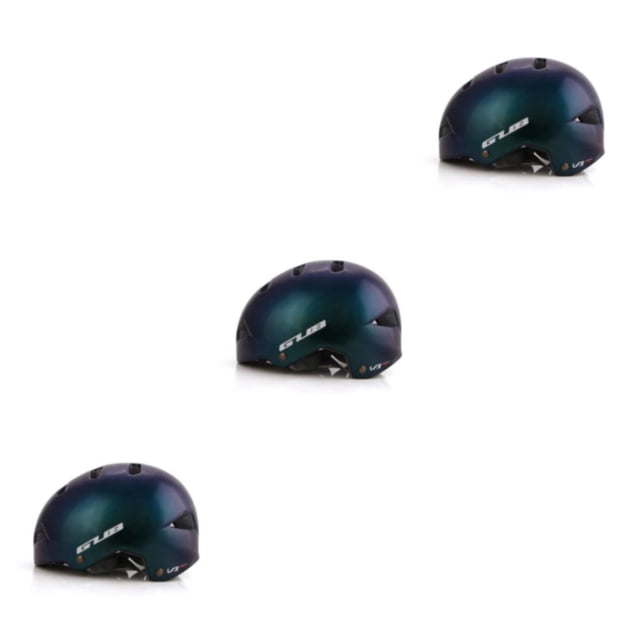 Naiovety Casco de ciclismo Hombre Mujer Cascos resistentes a impactos Sombrero transpirable multifuncional para accesorios Scooter Azul M Type1 NO1