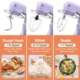 thumbnail image 3 of Batidora de pie CEBORY 6.5QT 660W 10 velocidades morada, 3 of 6