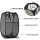 thumbnail image 3 of Mesh Pop Up Laundry Hamper with Durable Handles - Portable Collapsible Clothes Baskets for Dorm, Bathroom & Travel, 3 of 4