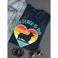 thumbnail image 3 of My Corgi Is My Valentine Vintage T-Shirt Women -Image by Shutterstock, Female Small, 3 of 4