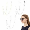 thumbnail image 2 of Becaristey 3piece Durable And Rustproof Chains For Women S Glasses Wide Application Holder Adjustable Knots, 2 of 6