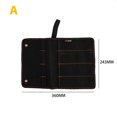 thumbnail image 1 of Chisel Carrying Case Canvas Pocket Tool Roll Holder Wrench Pouch 4 Pockets Organizer For Knife Hammers Gouges Carpenter A, 1 of 6