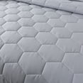 thumbnail image 2 of Honeycomb Down Alternative Blanket - Neutral Gray/Bright White - Full/Queen, 2 of 8