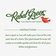 thumbnail image 4 of Rebel Green Super Deluxe Dish Soap - Natural Dishwashing Soap - Liquid Dish Detergent - Sustainable Dish Liquid Scented with Frankincense & Pine - (16oz 2-Pack), 4 of 10