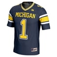 thumbnail image 2 of Youth GameDay Greats #1 Navy Michigan Wolverines Football Jersey, 2 of 4