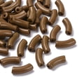 thumbnail image 1 of Opaque Acrylic Beads Curved Tube Olive 34.5x13x11mm Hole: 3.5mm about 155pcs/500g, 1 of 6