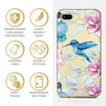thumbnail image 4 of Case Yard iPhone-8-Plus Case Clear Soft & Flexible TPU Ultra Low Profile Slim Fit Thin Shockproof Transparent Bumper Protective Cover Drop Protective Cell Phone Cases (Summer Hummingbird), 4 of 8