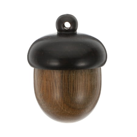 

1pc Openable Assorted Color Pendant Crafts Making Charm Wooden Nut Accessory