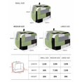 thumbnail image 3 of Sage Green Black Grey Toaster Cover 2 Slice, Modern Irregular Geometric Abstract Dustproof Bread Machine Oven Cover with Storage Pockets, Fits Most Kitchen Toasters Protector, 3 of 5