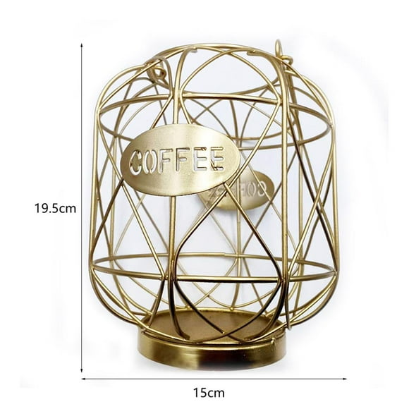 Soporte Para Cápsulas De Café Y Taza Organizadora, Soporte De Carrusel De Almacenamiento De Café De Gran Capacidad, Organizador De Cápsulas De Café, Cesta De Almacenamiento Para Tazas K Speravity HA017530-00