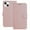 Rosegold, variant on Wallet Case for iPhone 14 Phone Case with Card Holder, Magnetic PU Leather Stand Flip Folio Phone Cover for Women Men Girls Boys, Credit Card Slot Purse & Protective TPU Bumper, Brown