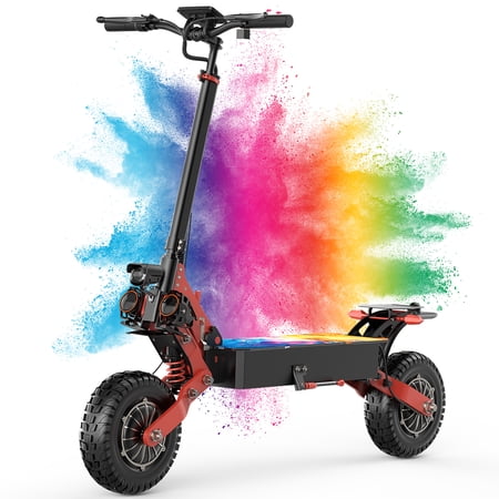 ASKGO K6 Pro Electric Scooter, 2000W Dual Motor, 11" Off Road Tires, 45mph 40Miles Range, Dual Disc Brakes, 48V 15Ah Fast E Scooter for Adults Commuter, Outdoor