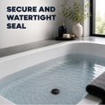 thumbnail image 4 of SUPPLYGIANT Tip Toe Bath Drain Assembly, 1-1/2 Inch Drain Stopper, Matte Black Finish, 4 of 8