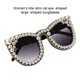 thumbnail image 5 of Gafas de sol vintage Minnieouse para Mujer Gafas de sol de marco grande con protección UV Lentes, 5 of 6