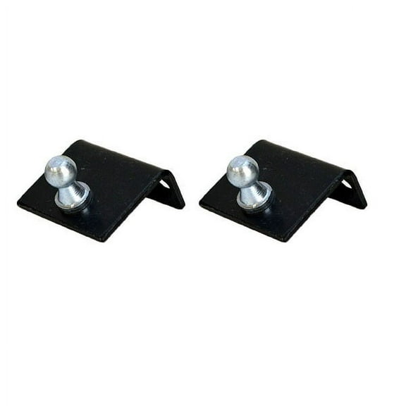 Sea Ray 1697793 Black / Chrome 3/8 Inch Ball Stud Steel Boat Shock Mounting Bracket (Pair)