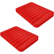 Silicone Soap Dish Tray and Sponge Holder,Silicone Kitchen Sink Organizer Tray, Sponge Holder